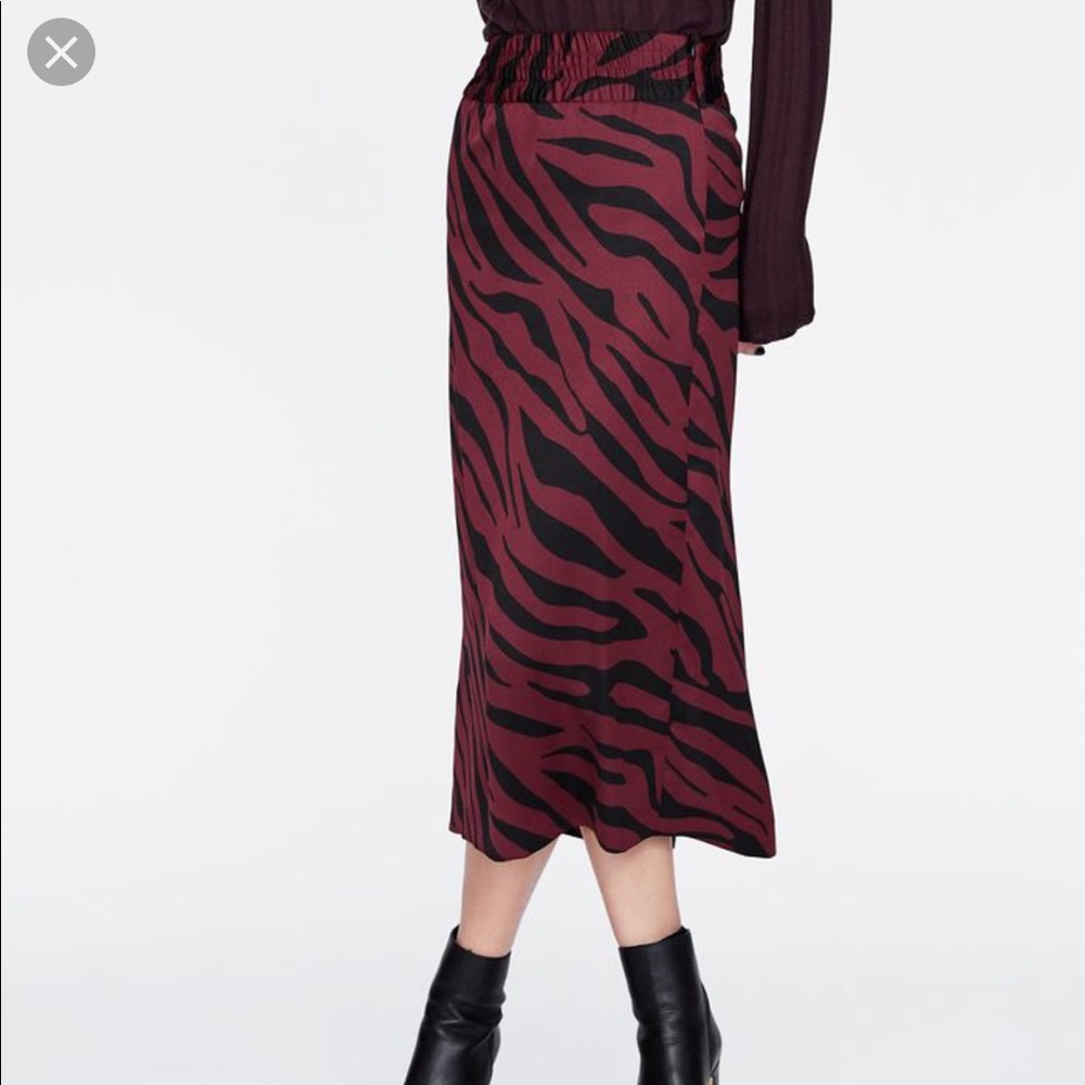 Zara animal print skirt - Picture 4 of 8